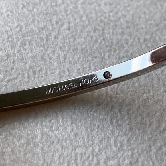 Michael Kors Silver Bangle Bracelet - Picture 4 of 6